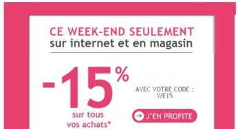 Jusqu’à ce soir 15% sur vos achats sur Oxybul