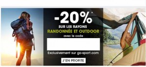 randonnee et Outdoor remise GoSport