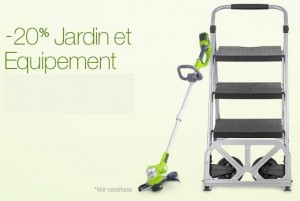 remise immédiate sur le jardinage