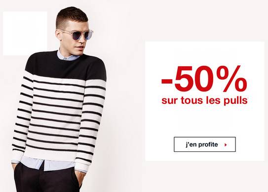 Vente flash : Tous les pulls Celio à moins 50% !