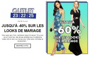 vente flash spécial mariage Asos