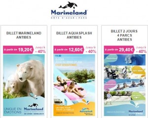 Billet d’entrée Marineland à prix réduit 