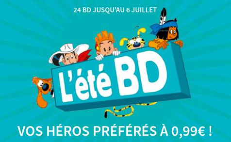 Bon plan BD numériques : 24 BD à 0,99€ au lieu de 5,99€ et une quinzaine de BD gratuite !