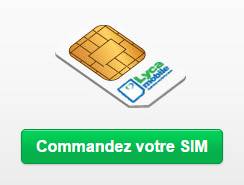 Carte Sim gratuite Lycamobile 