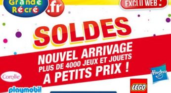 Deuxième démarque La Grande Recré ! plus de 4000 articles soldés (+ code promo 10% suppl.)