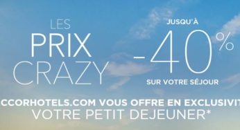 Moins 40% et Petit-déj offert dans les hôtels Accor cet été (Ibis, Novotel, Mercure..) !