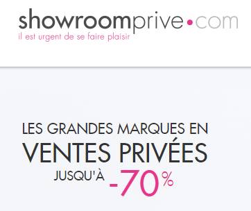 Remises Showroomprivé : 10€ dès 60€, 15€ dès 80€ ou 20€ dès 100€ (code promo)