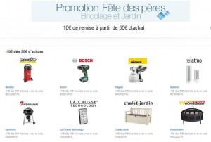 Voir l’offre Fête des Pères 10 euros offerts pour 50 euros d’achats