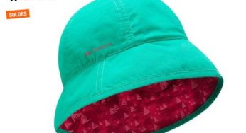 0,97 euros le bob enfant/bébé Anti-UV réversible Quechua / Soldes Décathlon