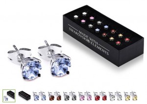 boucles d’oreilles Swarovski Elements à prix cassées