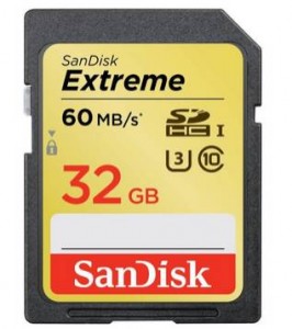 carte SDHC SanDisk Extreme 32 Go 