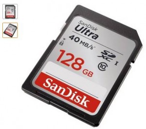 carte SDXC SanDisk 128Go Ultra