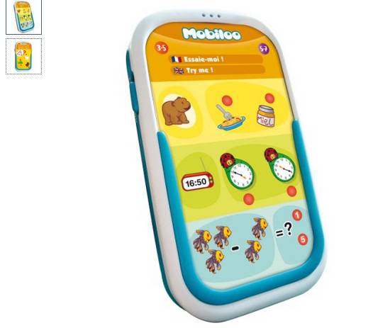 5 euros la Console éducative Mobiloo (anglais/français) – Soldes été 2015