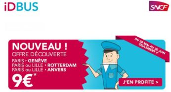 Nouvelles lignes iDBUS : de 5 à 9 euros le trajet vers Genève, Anvers et Rotterdam