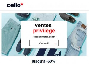 pre-soldes 2015 de Celio