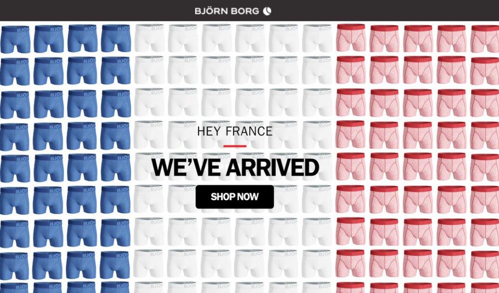 30% de remises sur tout Björn Borg pendant 24h + livraison gratuite sans minimum