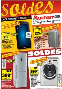 soldes Auchan d’ete 2015