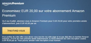 Amazon Premium pour seulement 29 euros pendant 1 an au lieu de 49 euros