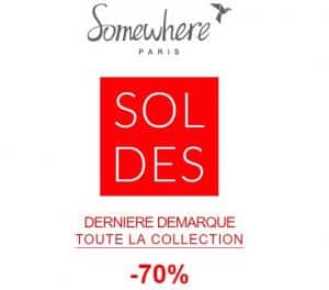 Dernière démarque Somewhere Tout à -70%