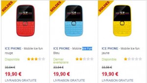 Ice Phone Mini Fun à moins de 20 euros