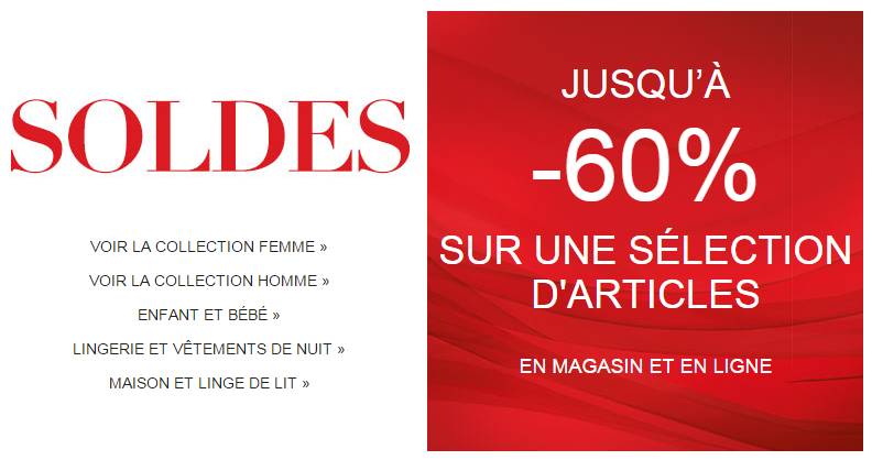 Soldes Marks & Spencer : livraison gratuite le 14 juillet