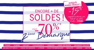 Soldes La Redoute remise en plus