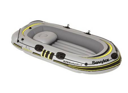 90 euros le bateau gonflable Super Caravelle 4 personnes Sevylor XR116 GTX-7 (au lieu du double)