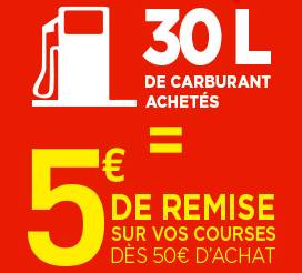 offre carburant Géant