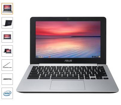 Moins de 150 euros le portable Chromebook Asus 11,6″ (Celeron 2.58 Ghz, 2 Go de RAM, SSD 16Go)