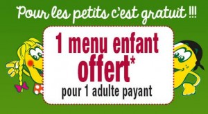 La Pataterie offre 1 menu enfant gratuit 