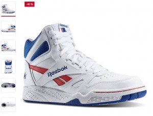 baskets montante Reebok homme qui reviennent à 21,60 euros