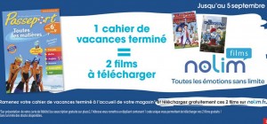 cahier de vacances films gratuits Carrefour