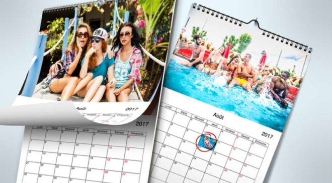 1 euro le calendrier photo A4