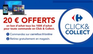 20 euros par tranche de 100 euros Carrefour