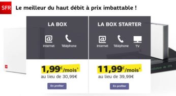 La Box SFR à 1,99 euros/mois au lieu 30 euros (internet HD et appel fixe illimitée) sur ShowRoomPrivé