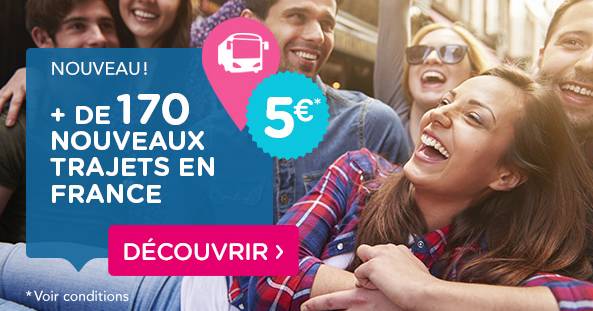 Offre sur les nouvelles lignes OUIBUS (ex iDBUS) : achetez vos billets à 5 euros maintenant