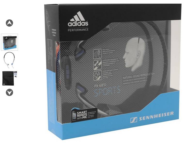 Casque Sennheiser by adidas PX685i à moins de 28 euros port inclus (télécommande micro)