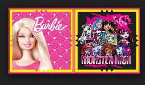 remise sur Barbie et Monster High
