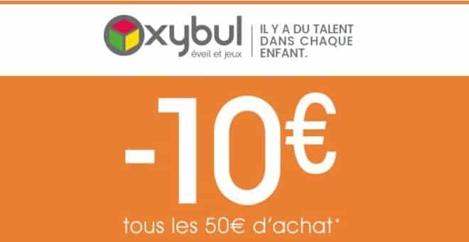 10 euros offerts tous les 50 euros OXYBUL