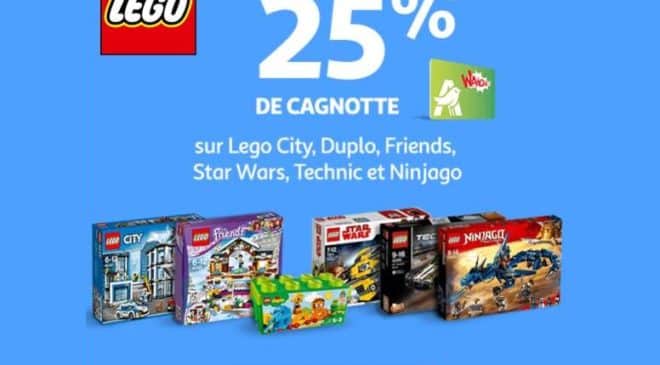 25% crédité sur votre carte Auchan