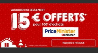 Bon plan Priceminister : remise de 15 euros pour 100 euros d’achats