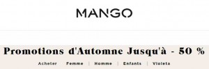 Promotion d’Automne Mango