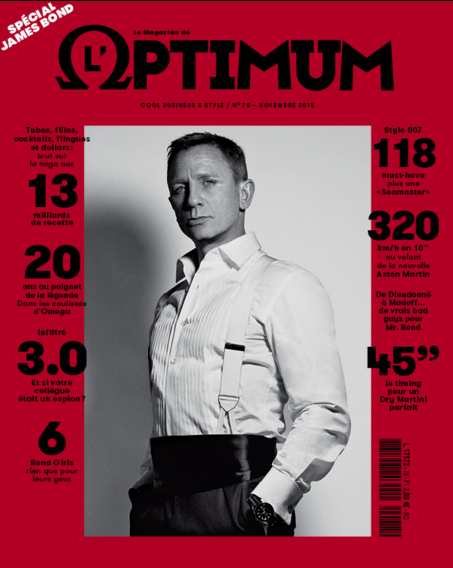 Magazine masculin L’Optimum pas cher : 6 euros seulement l’abonnement 10 numéros (sans engagement)