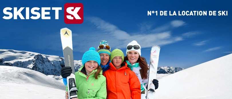 Location de ski pas chère : bon d’achat Skiset à prix réduits (valable dans 400 stations)