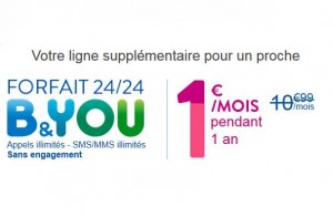 forfait B&You à 1 euro