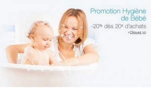 hygiène de bébé promotion Amazon