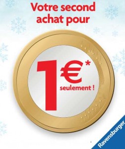 le second à 1 euro Ravensburger Noel 2015 