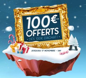 Cdiscount 100 euros offerts