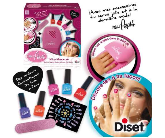 Kit de manucure fille Miss Pepis Diset à moins de 8 euros (entre 24 et 27 ailleurs)