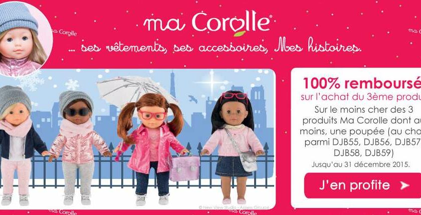 Offre de remboursement Corolle